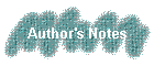 Author's Notes